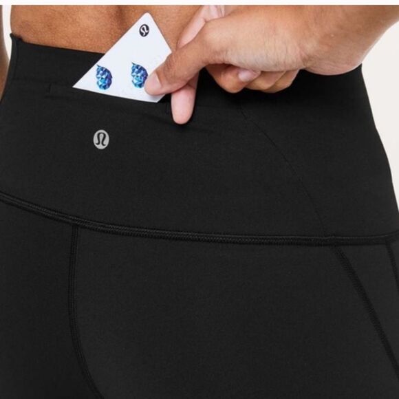 Lululemon Wunder Under High Rise Tight Black Mesh Leggings Special Edition 10 - Picture 4 of 9